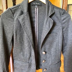 Cute gray button-up jacket